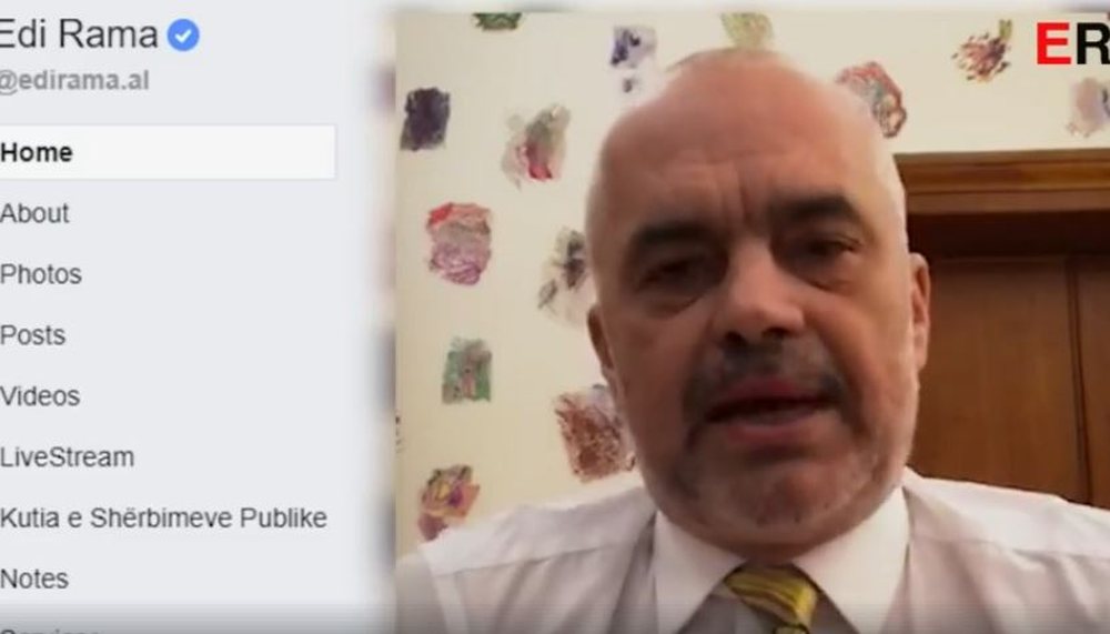 Rama shfaqet s&euml;rish pas sulmit me boj&euml;: Jan&euml; nj&euml; pakic&euml;