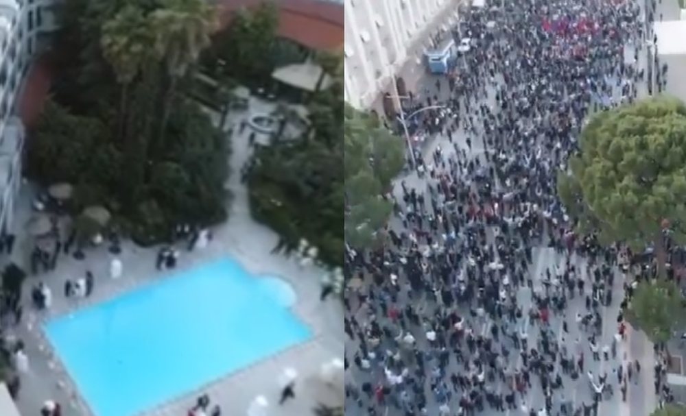 VIDEO/ Grida Duma martonte motr&euml;n 50 m nga protesta e opozit&euml;s