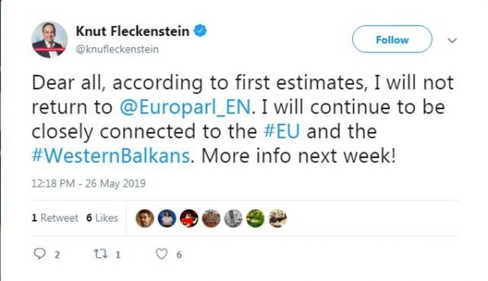 Reagon s&euml;rish Fleckenstein: Nuk do t&euml; kthehem n&euml; PE, por do