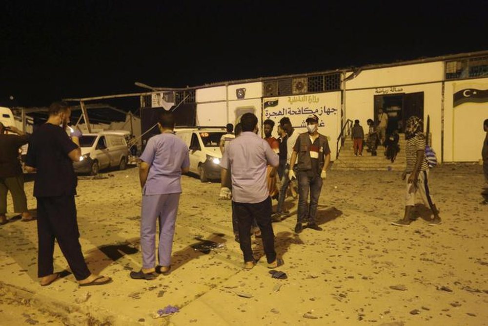 Bombardohet nj&euml; qend&euml;r emigrant&euml;sh n&euml; Tripoli,
