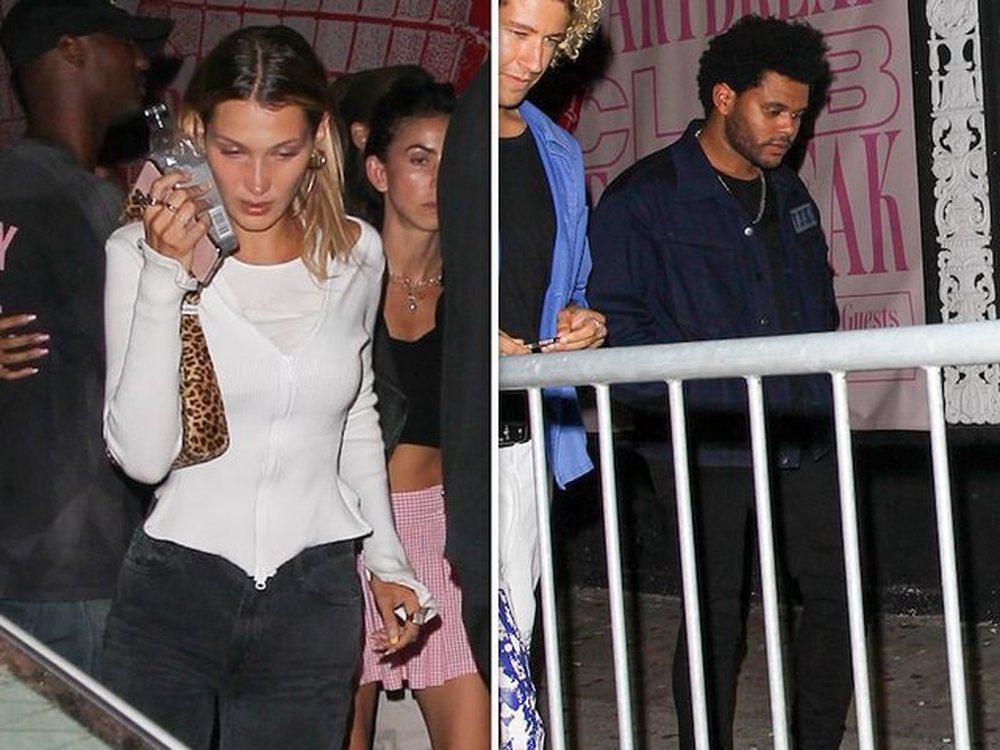 Rast&euml;sia b&euml;n bashk&euml; Bella Hadid dhe The Weeknd