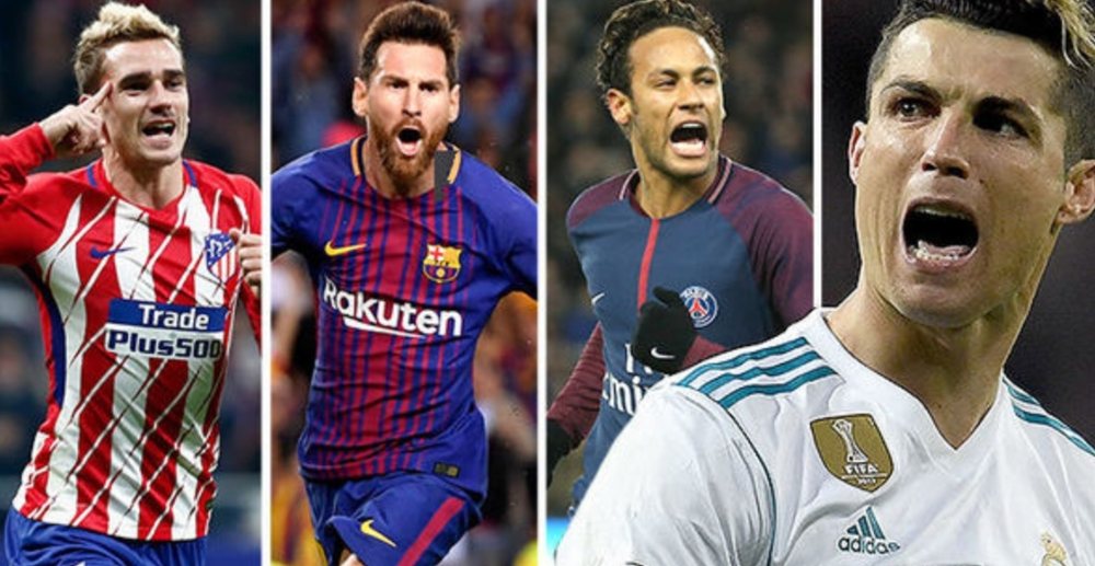 Pagat marramend&euml;se/ Sa fitojn&euml; Mesi, Ronaldo, Grizman, Neymar...