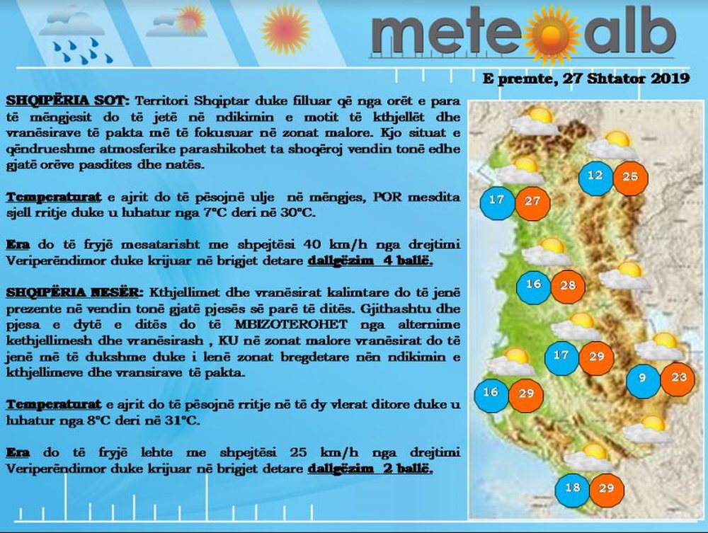 Parashikimi i motit p&euml;r sot dhe nes&euml;r