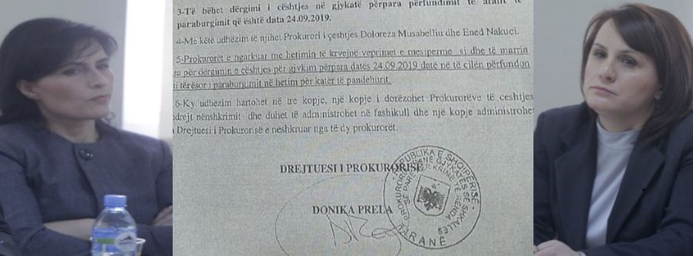 Skandali, zbulohet dokumenti/A po tenton Donika Prela t&euml; mbyll&euml; dosjen