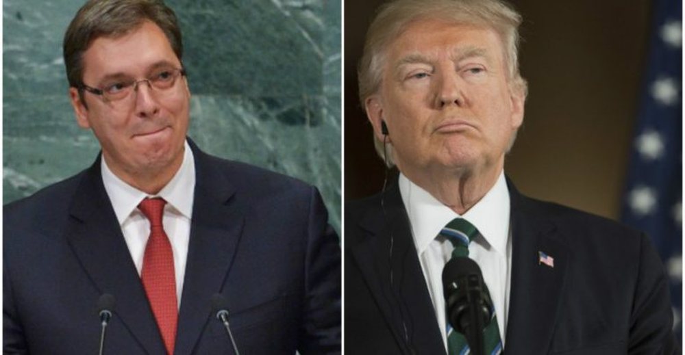 Mediat serbe/ Trump-Vu&ccedil;i&ccedil;it: 10 mld dollar&euml; p&euml;r njohjen