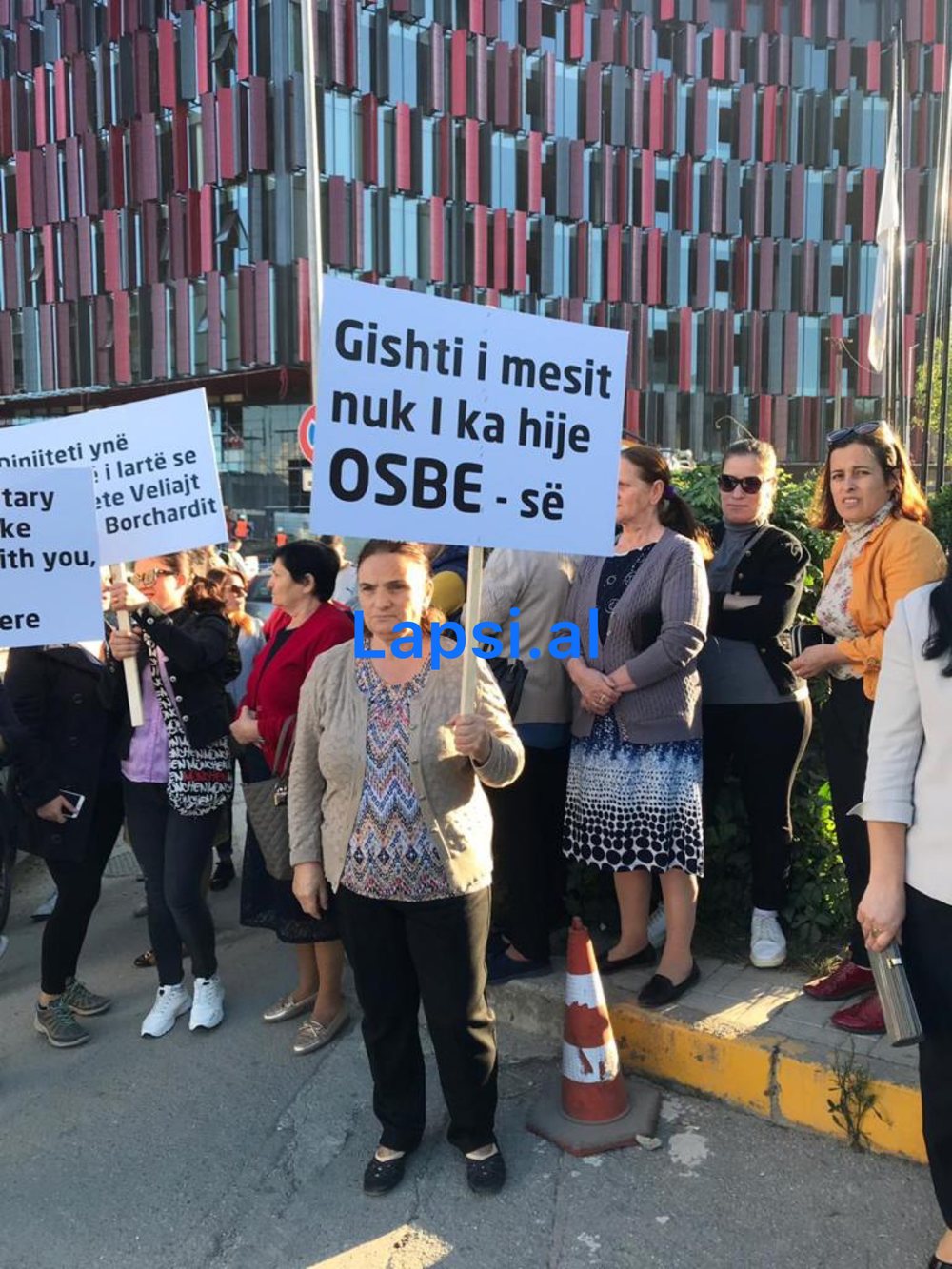 Gjesti i Borchardt, grat&euml; e unaz&euml;s n&euml; protest&euml;: Ik nga