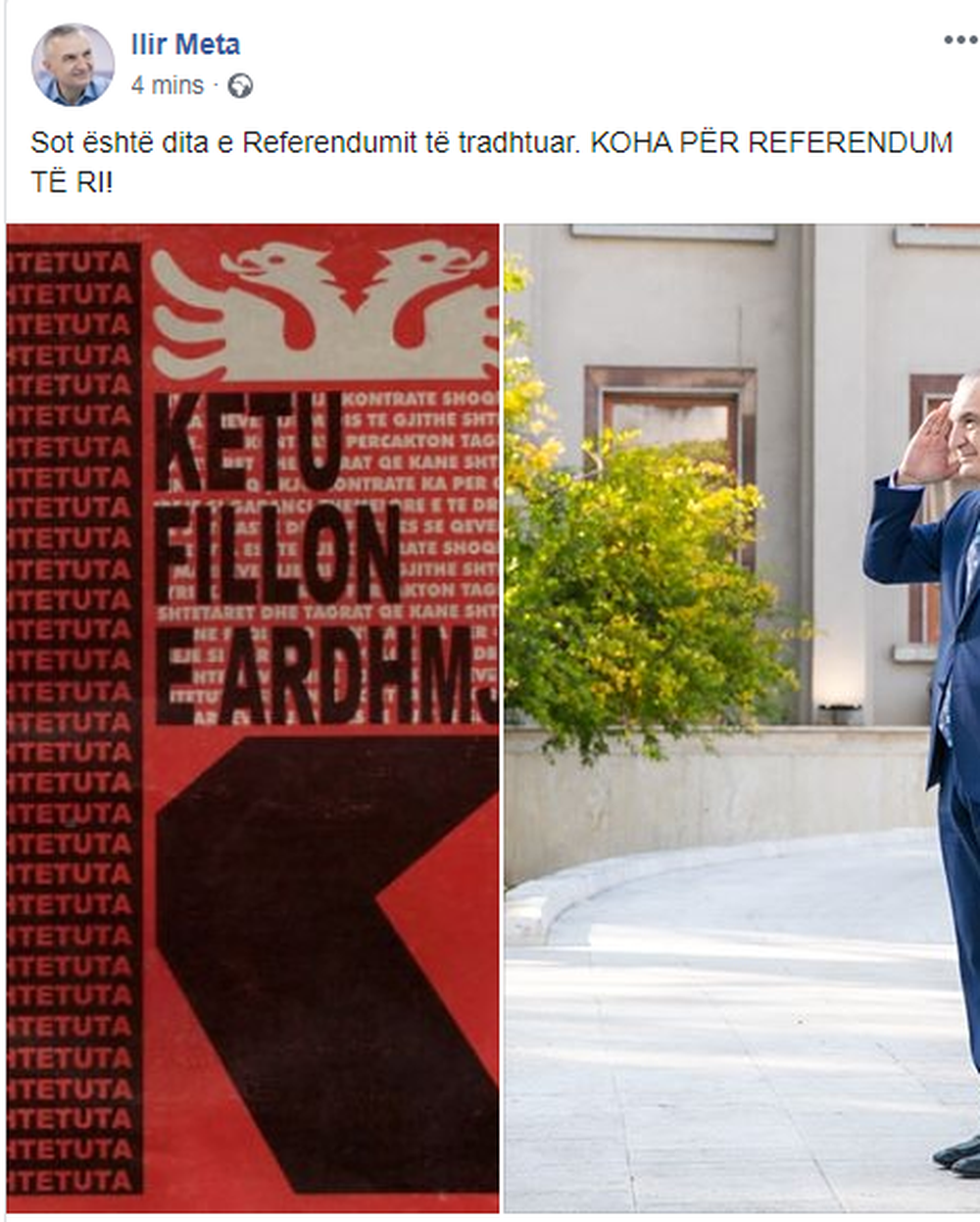 &ldquo;Sot dita e referendumit t&euml; tradhtuar&rdquo;/ Meta: Koha p&euml;r