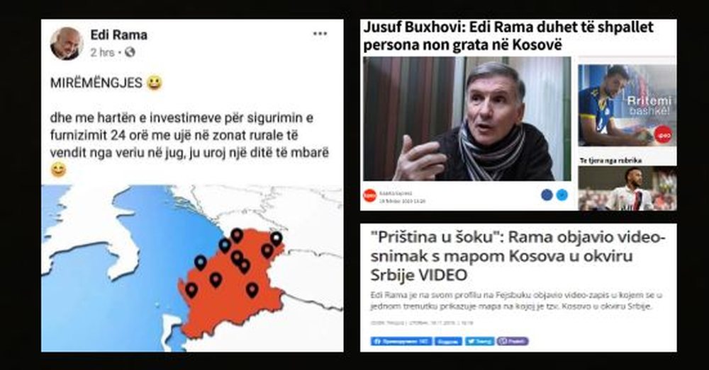 Gafa e Ram&euml;s/ Futi Kosov&euml;n n&euml; hart&euml;n e Serbis&euml;.