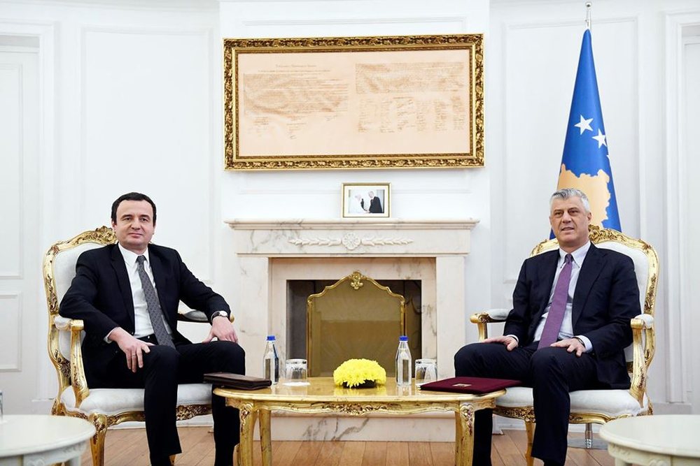 Dokumenti/ Vet&euml;vendosje i propozon Tha&ccedil;it, emrin e kryeministrit