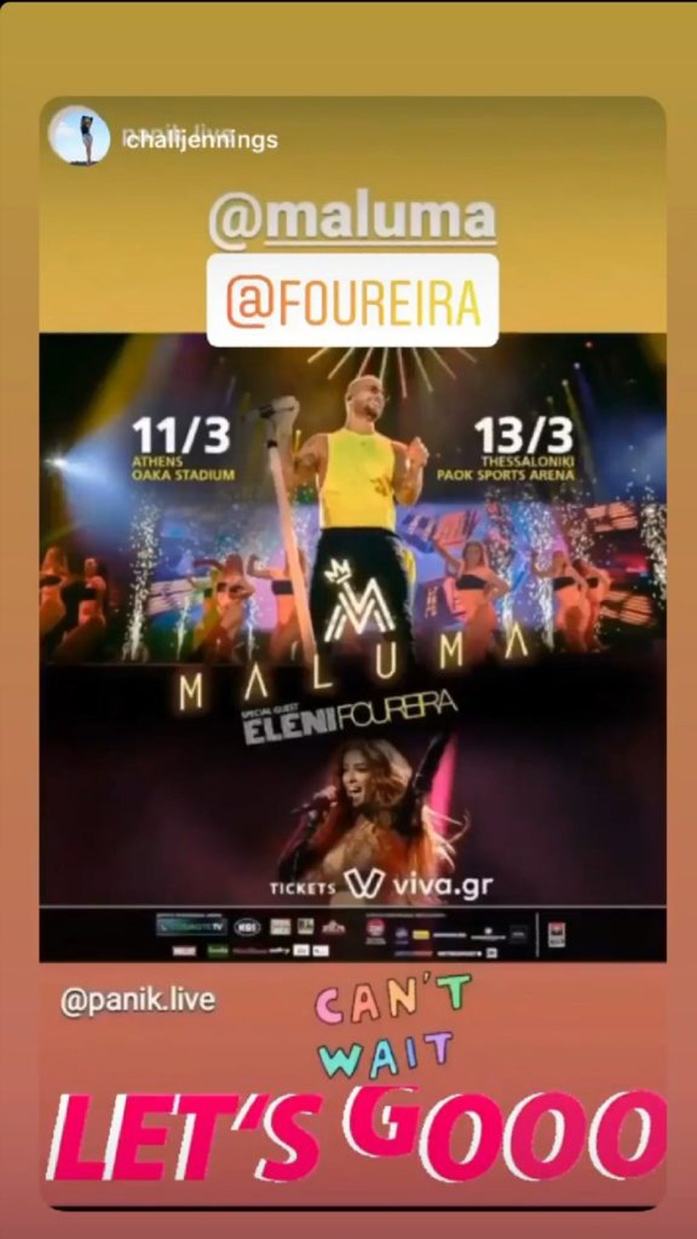 Eleni Foureira e ftuara speciale n&euml; koncertin e Malum&euml;s
