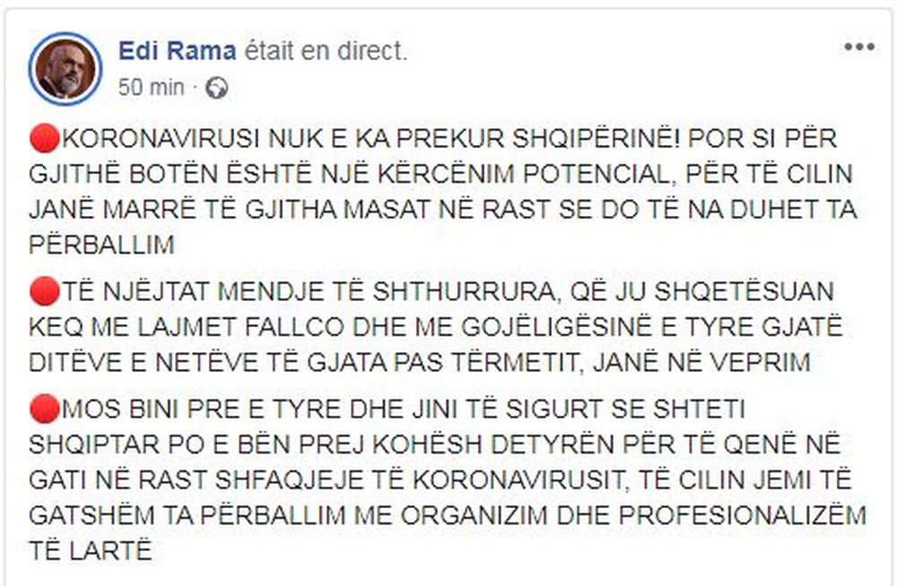 Koronavirusi/ Qeveria do t'a vras&euml; dhe virusin me propagand&euml;