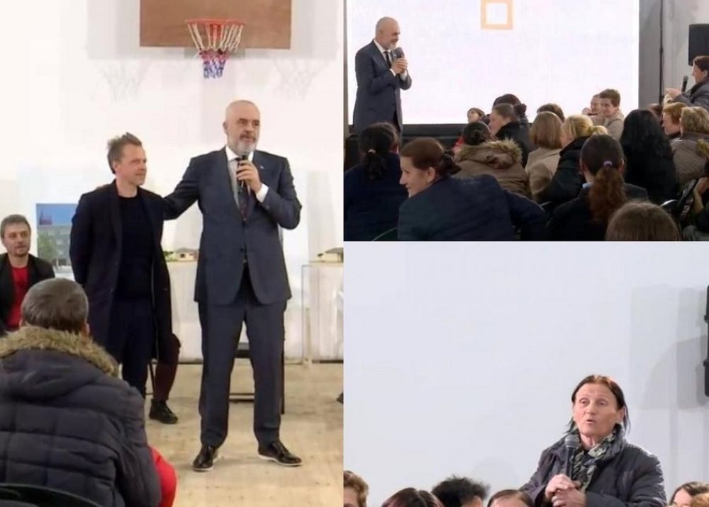 &ldquo;O Edi Rama, l&euml;ri p&euml;rrallat&rdquo;, incident gjat&euml; takimit