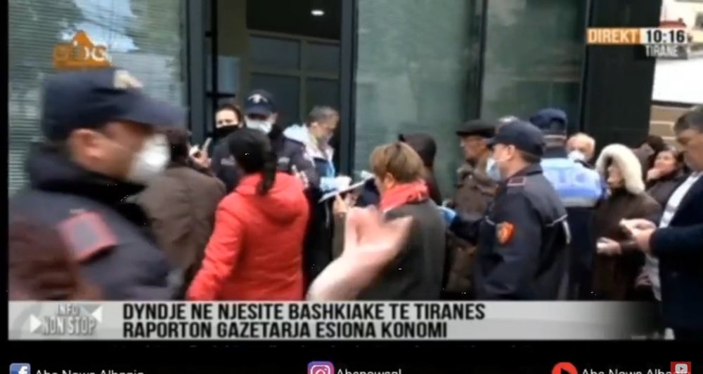 Nd&euml;rhyn policia tek dyndjet p&euml;r ndihmat e karantin&euml;s