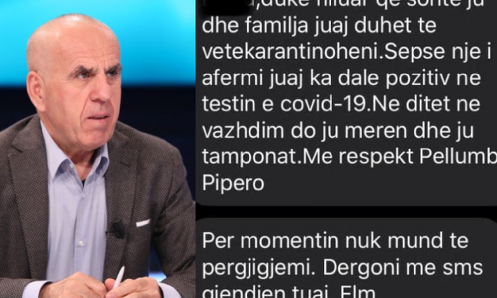 Kujdes! N&euml;se merrni nj&euml; SMS nga mjeku P&euml;llumb Pipero mos e besoni