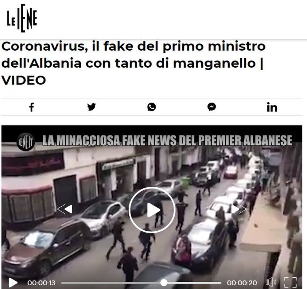 Gafa e Ram&euml;s b&euml;het objekt i emisionit italian "Le Iene"