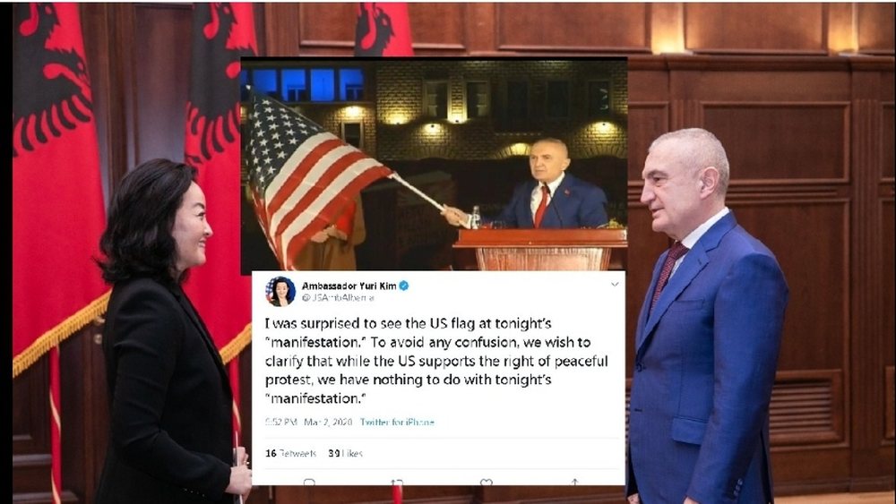 Polemika/ Yuri Kim nuk mbrojti flamurin e saj, por kryeministrin ton&euml;