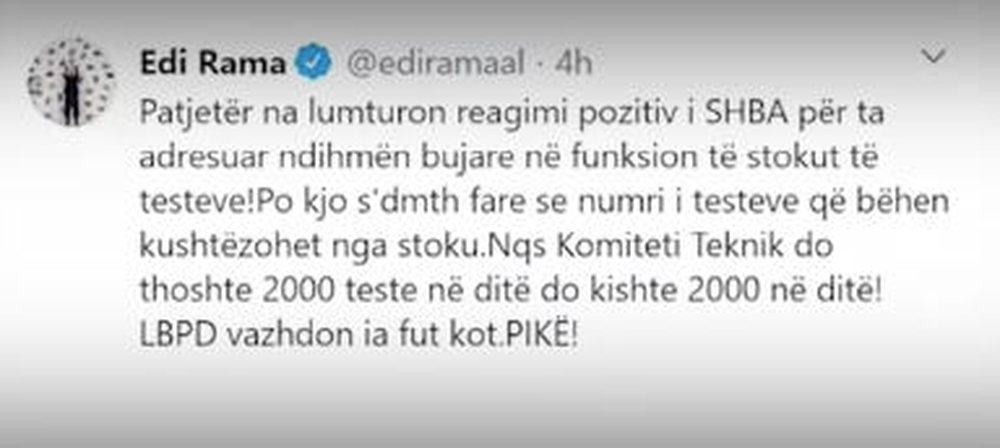 Si e nxorri Ogerta bllof, g&euml;njeshtr&euml;n e Ram&euml;s p&euml;r 2