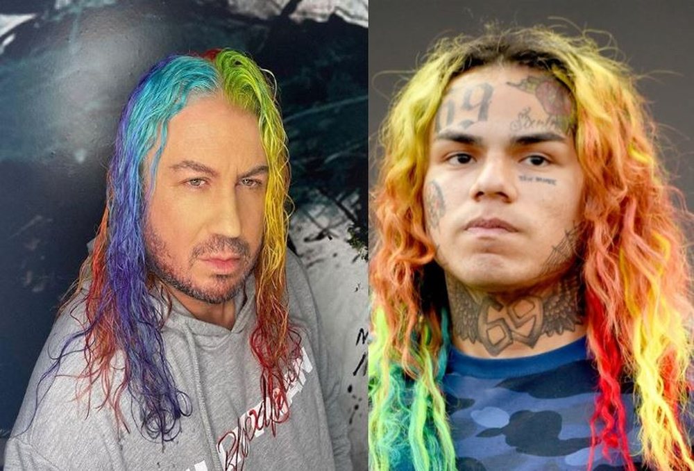 Sabiani frym&euml;zohet nga 6ix9ine p&euml;r look-un e ri