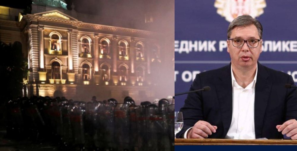 Beogradi si Tirana/ Vu&ccedil;i&ccedil; i sheh protestat si komplot nga