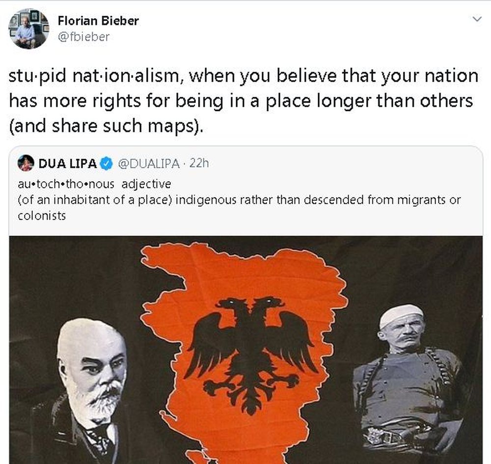 Dua Lipa ndez polemikat me nj&euml; twitter: Nacionaliste apo patriote?