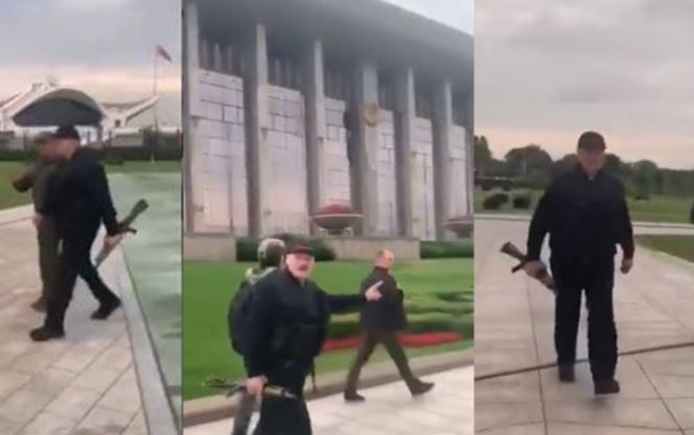 VIDEO/ Me jelek antiplumb dhe arm&euml; n&euml; dor&euml;, Lukashenko i