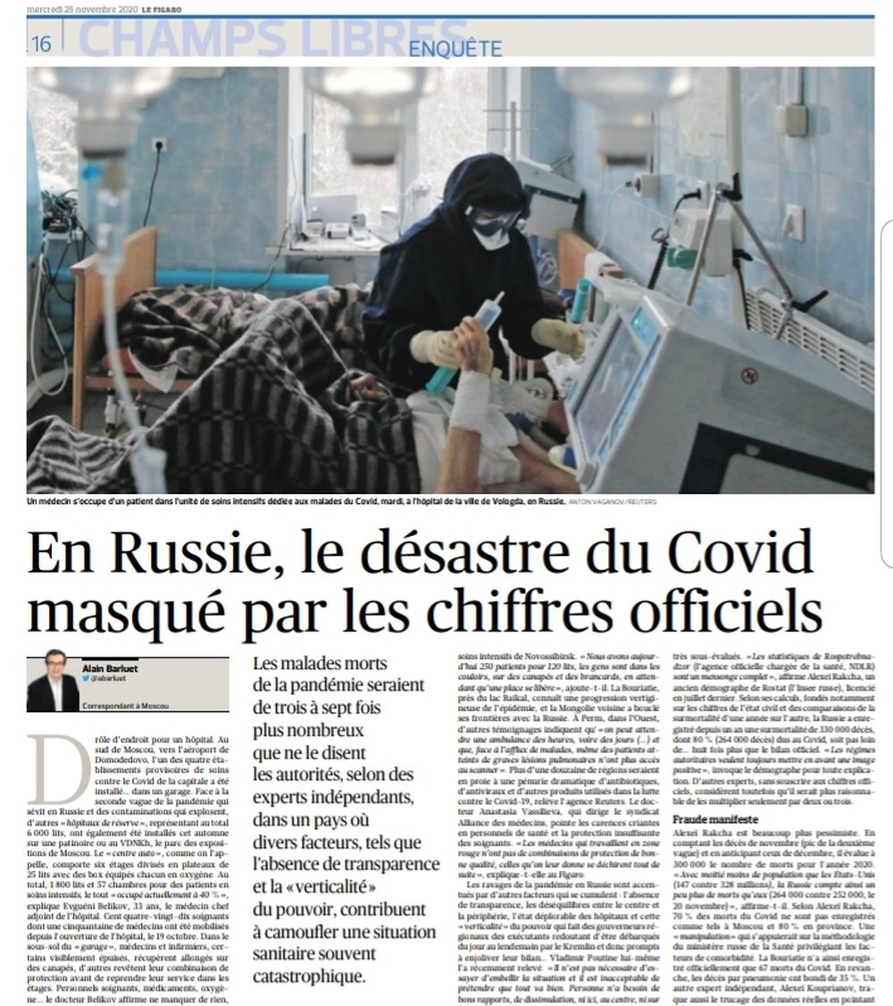 Investigimi i Le Figaro/ Si po i fsheh regjimi i Putinit shifrat e t&euml;