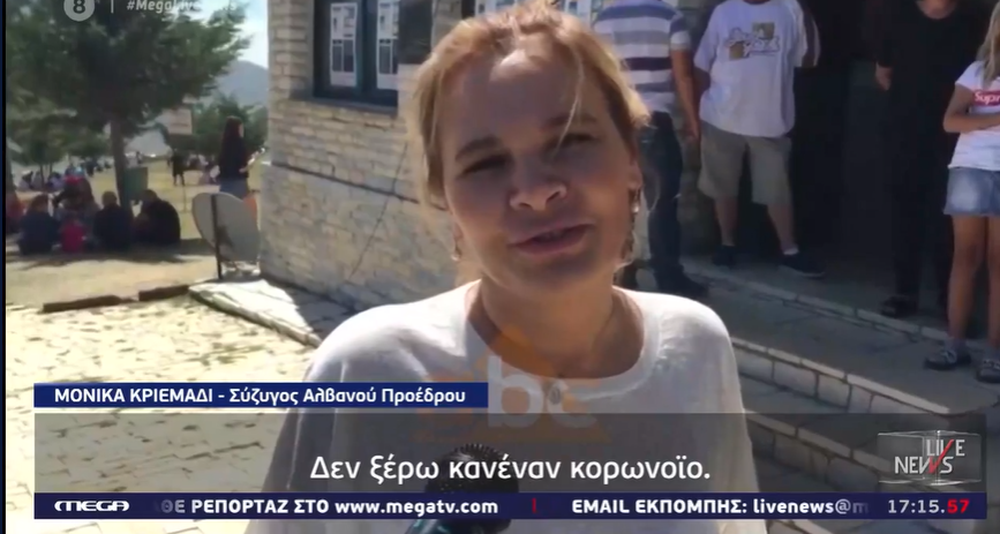 Mediat greke kritikojn&euml; Monika Kryemadhin: Nuk njeh rrezikun e