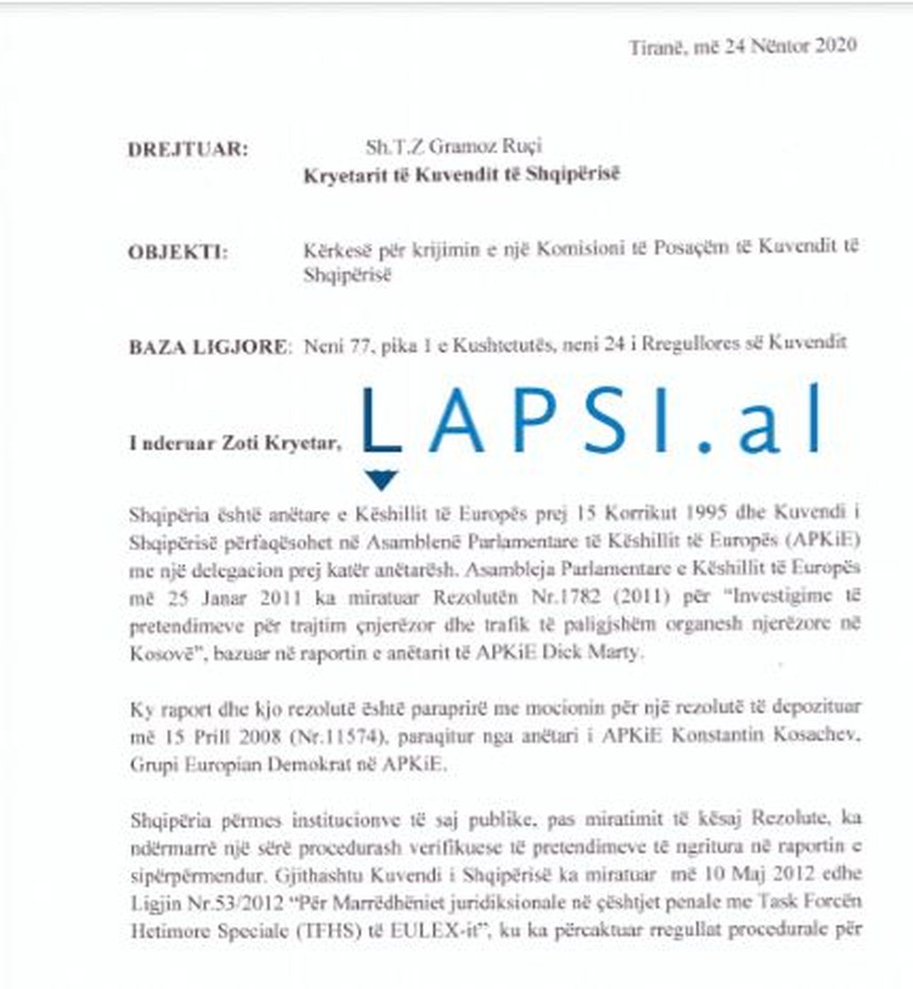 Votohet komisioni parlamentar/ Socialist&euml;t tallen me mbrojtjen e