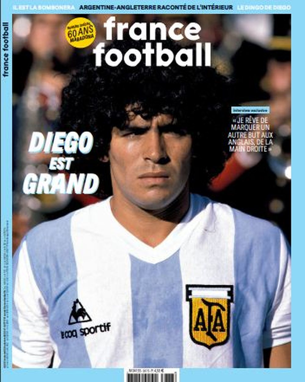 Intervista e fundit e Maradon&euml;s p&euml;r France Football: "Jam i