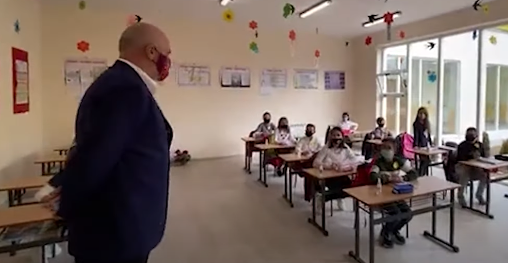 Rama n&euml; shkoll&euml;n e rind&euml;rtuar n&euml; Durr&euml;s shk&euml;mben