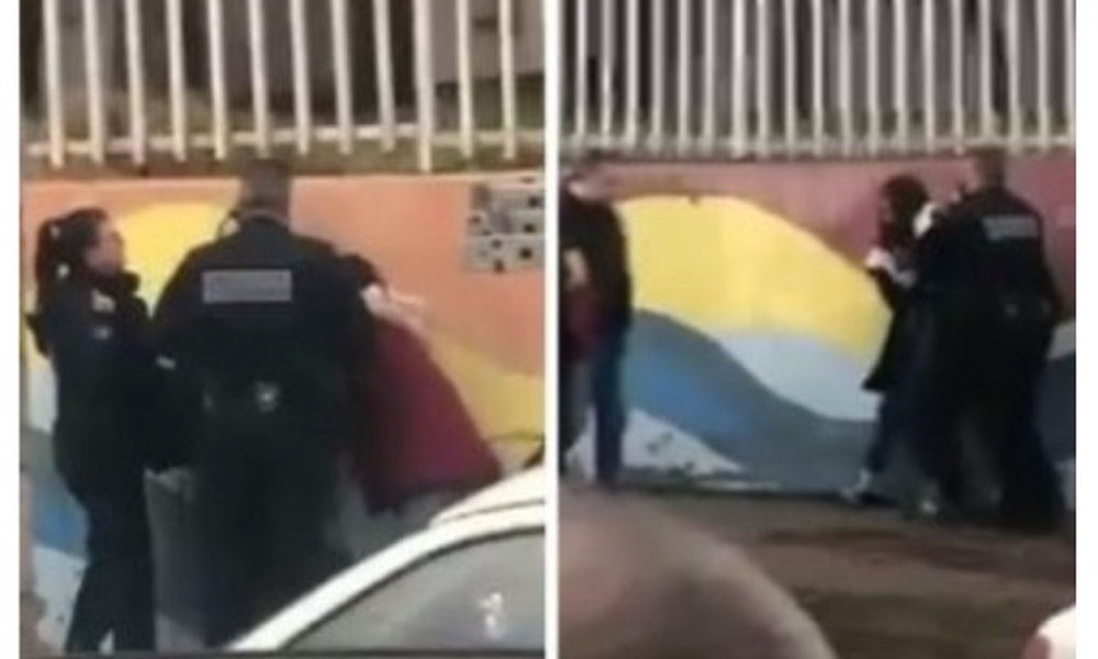 Del VIDEO/ Policja e Kosov&euml;s godet nj&euml; vajz&euml; n&euml; mes t&euml;