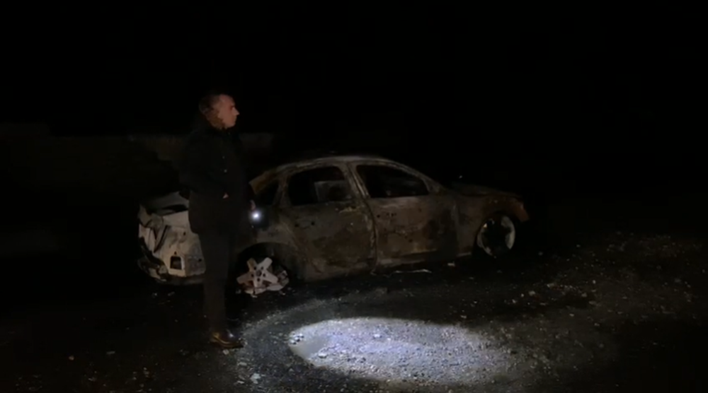 Atentati n&euml; Lezh&euml;, zbulohet makina e djegur e autor&euml;ve (VIDEO)