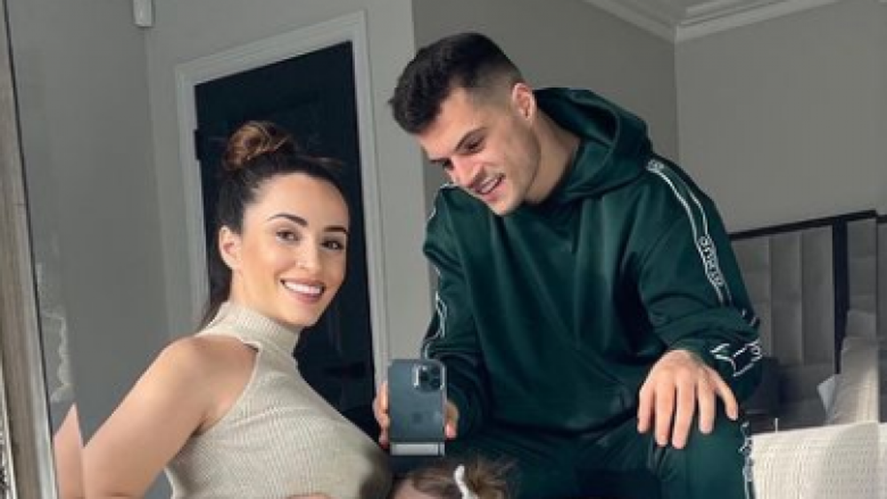 Granit Xhaka, baba p&euml;r her&euml; t&euml; dyt&euml; (Foto)