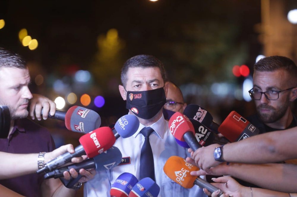Kreu i policis&euml; s&euml; Tiran&euml;s jep detaje p&euml;r tritolin n&euml;