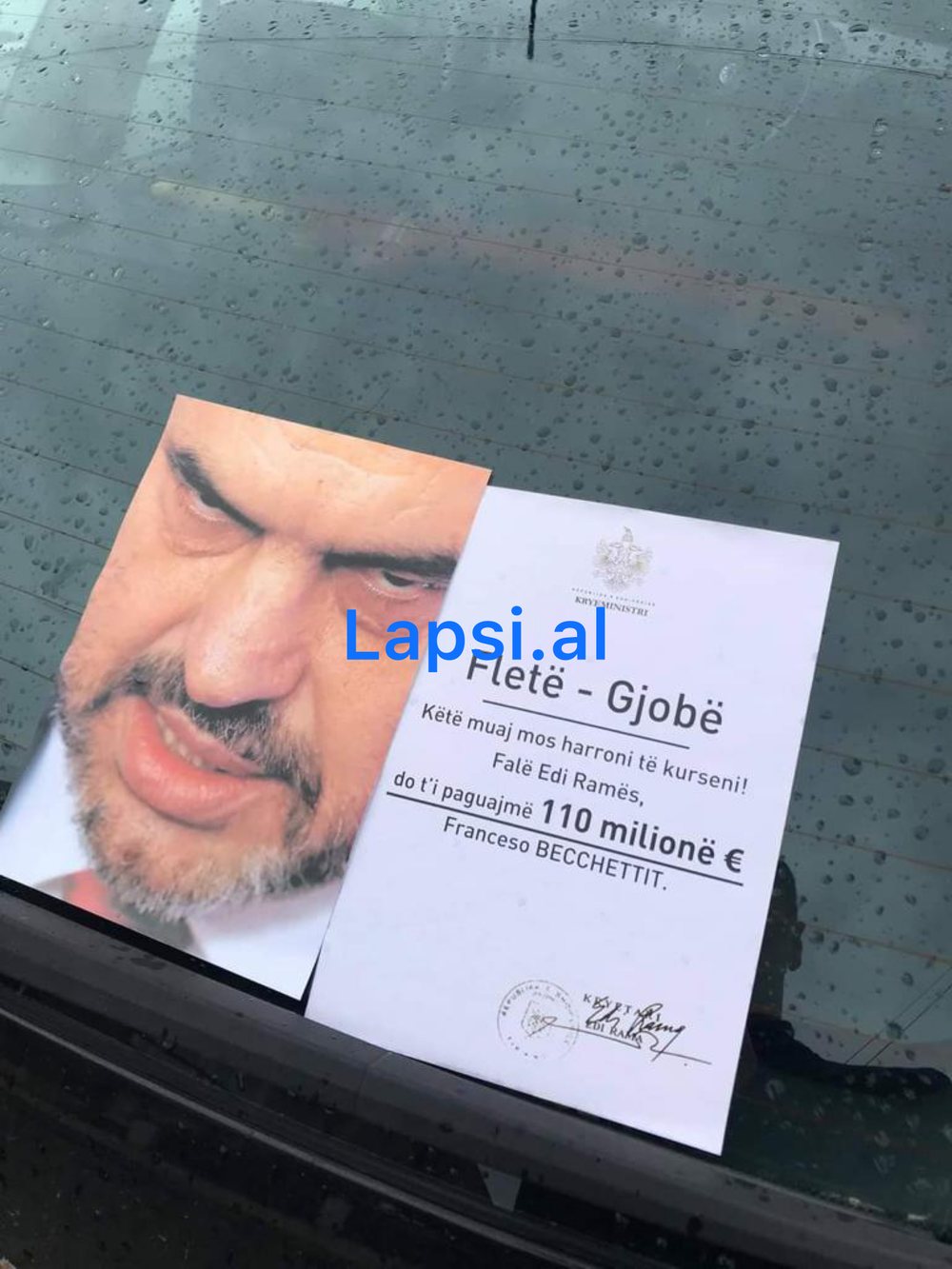 Gjyqi Becchetti/ Makinat e Tiran&euml;s mbushen me gjoba