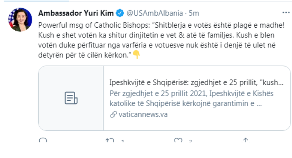 &ldquo;Kush shet vot&euml;n ka shitur dinjitetin e vet dhe t&euml; familjes,