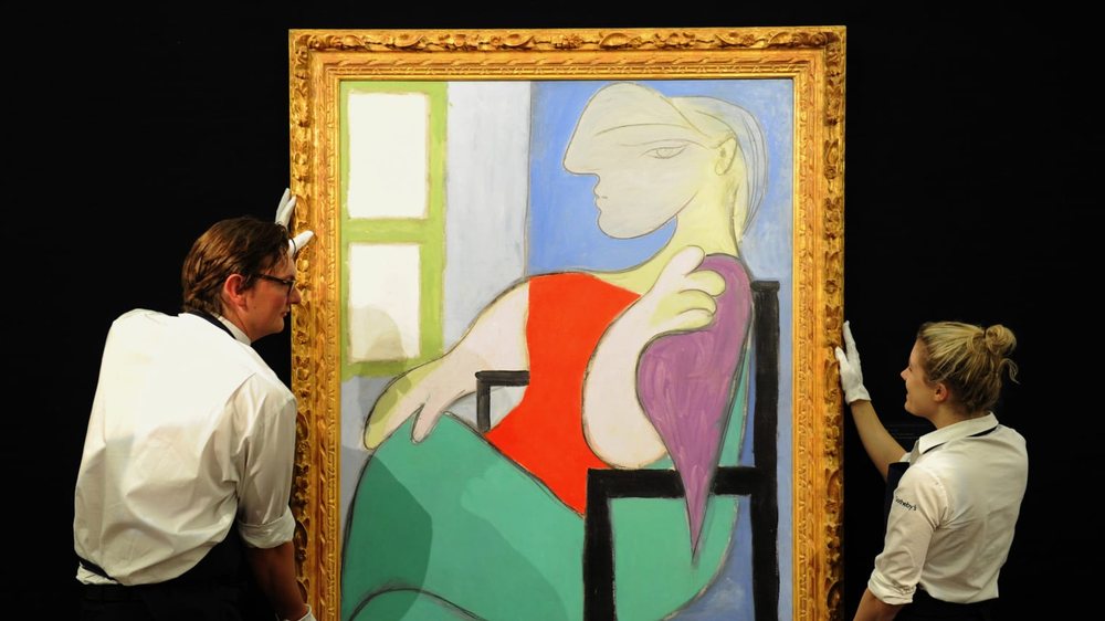 Portreti i Picasso-s &ldquo;Gruaja Ulur Af&euml;r Nj&euml; Dritare" n&euml;