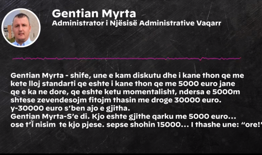 Belind K&euml;lli&ccedil;i publikon audio-p&euml;rgjimin: Zyrtari i PS-s&euml;