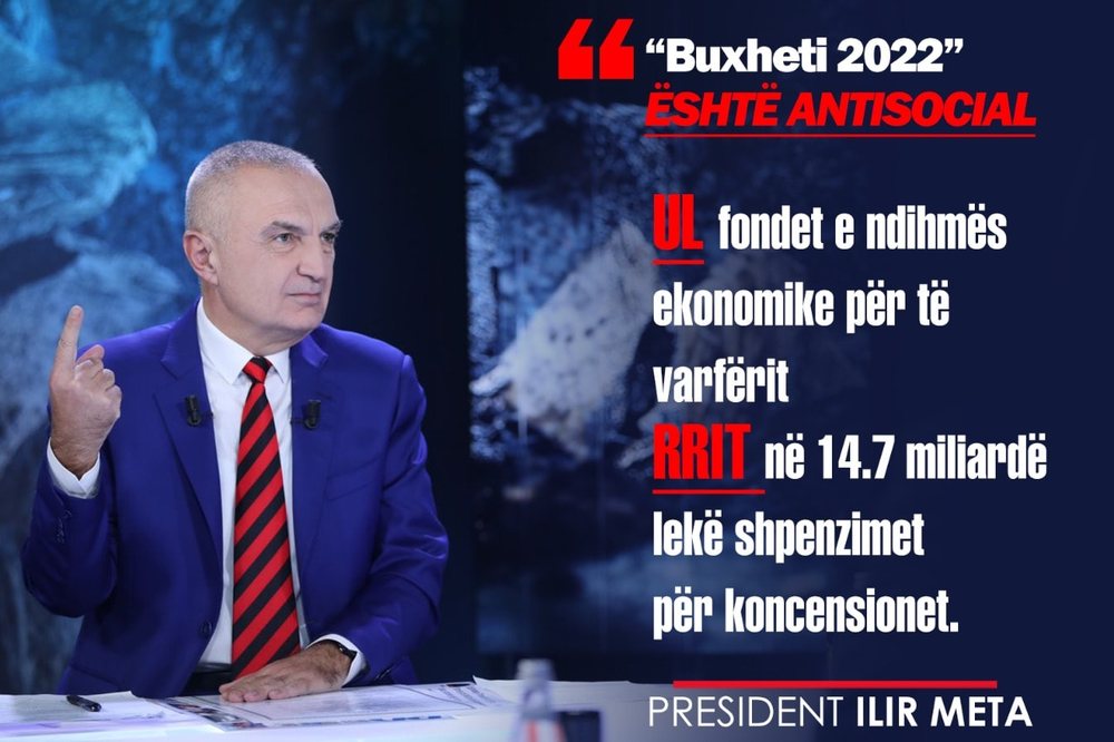 Meta: Buxheti 2022 antisocial! Qeveria ul ndihm&euml;n ekonomike p&euml;r