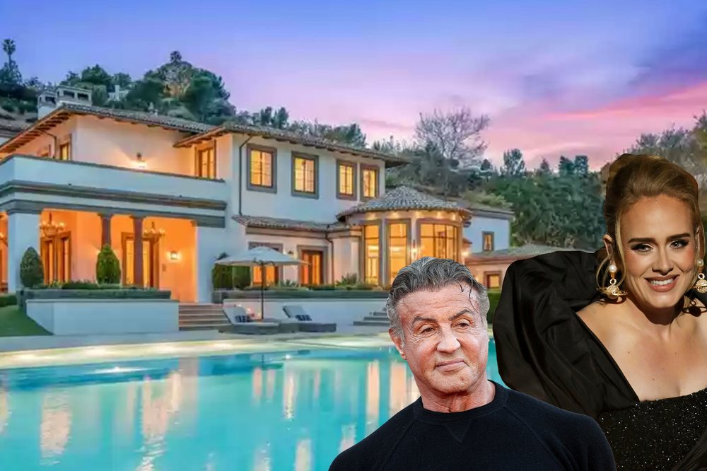 Adele blen rezidenc&euml;n e Sylvester Stallone(FOTO)