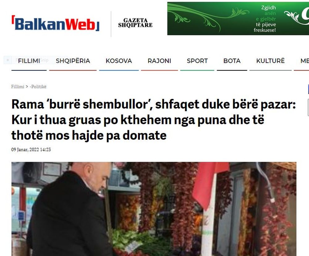 Erionvelizohet edhe Edi Rama/ Bieta Sulo emision qok&euml; per foton duke