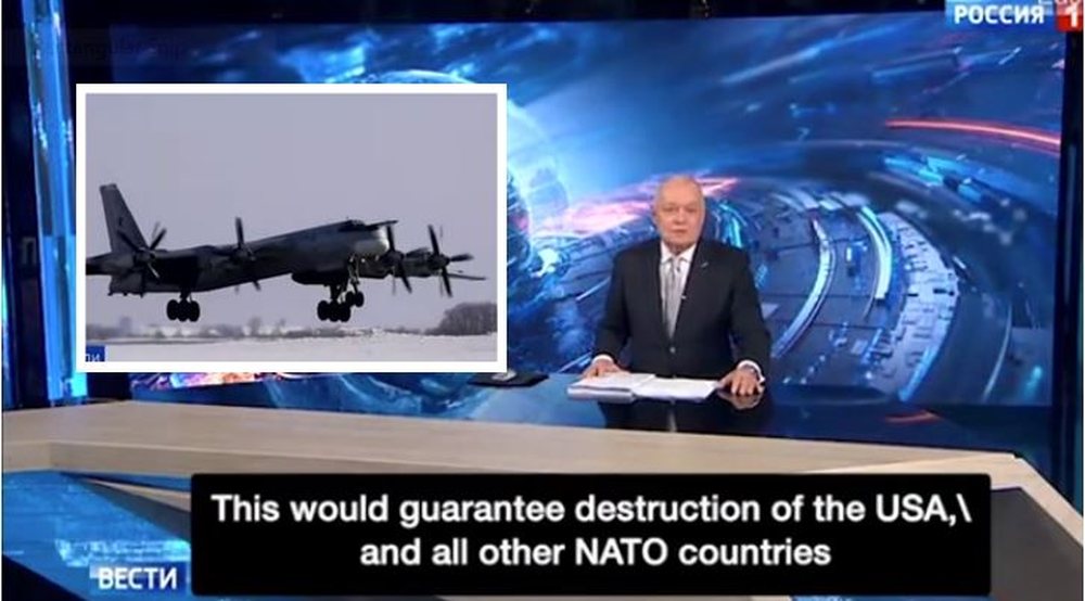Reziku nuklear/ Propaganduesi TV i Putin k&euml;rc&euml;non vendet e NATO me