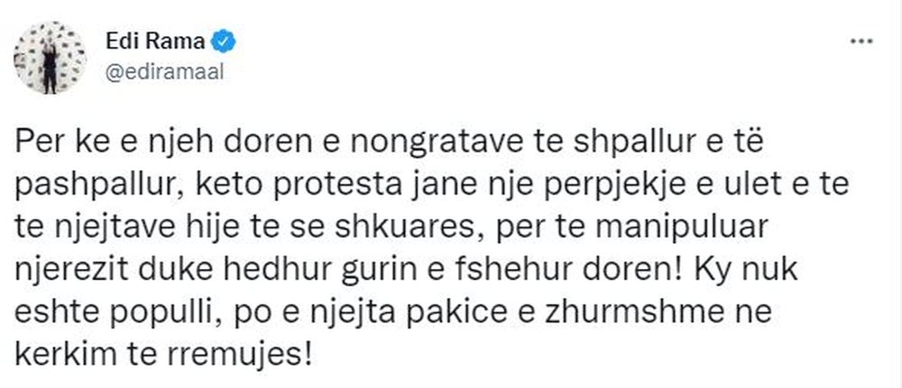Rama fyen protestuesit nga Turqia: Ky nuk &euml;sht&euml; populli!
