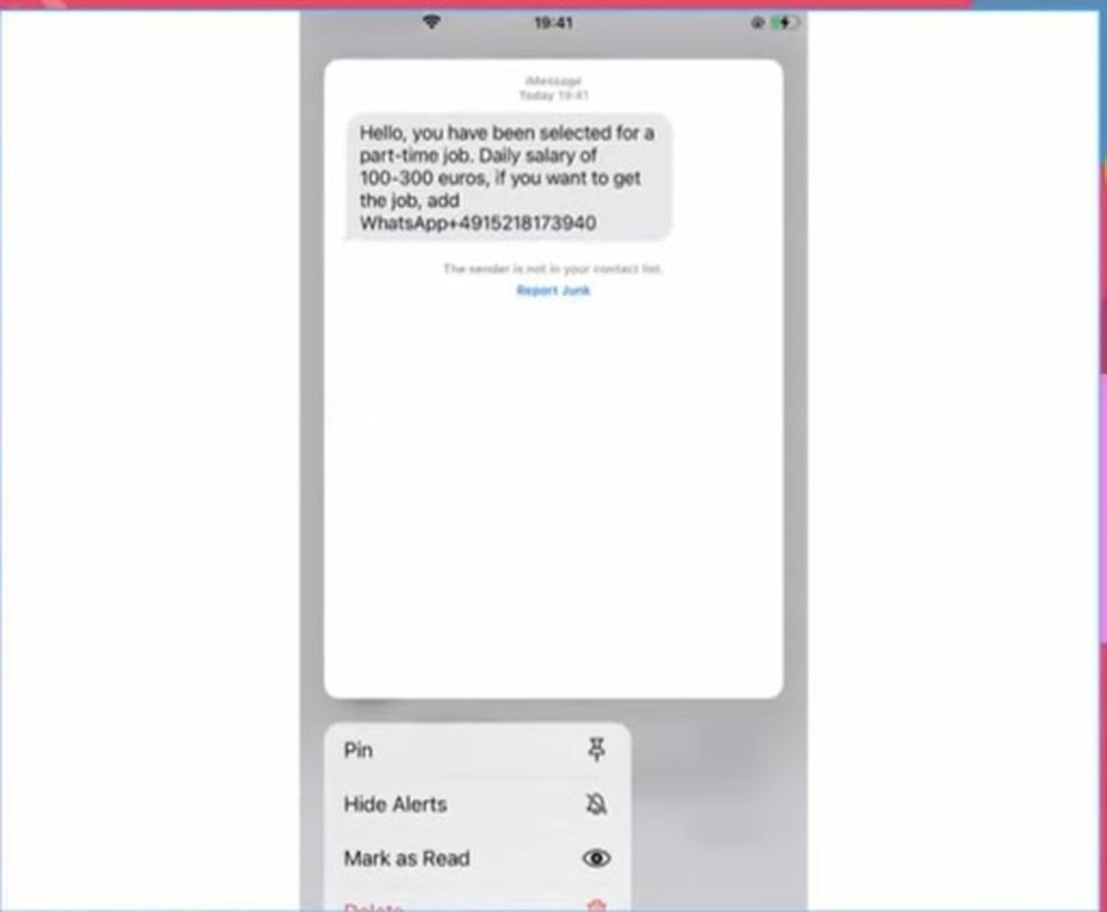 Kujdes n&euml;se n&euml; telefon ju vjen SMS: "Ke fituar pun&euml; me 200