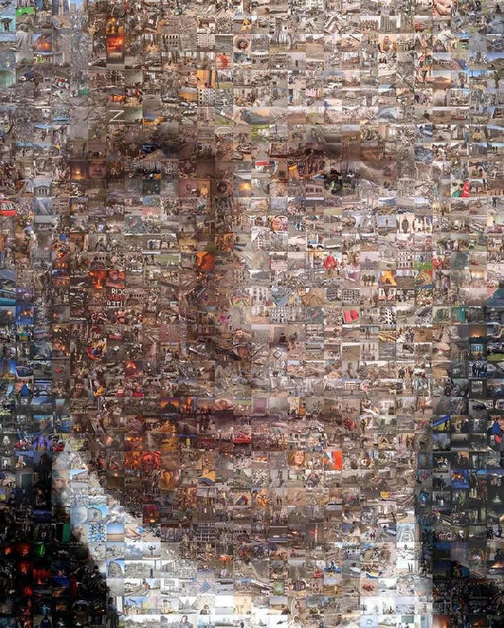 E RRALLE/ Portreti i Putin i nd&euml;rtuar me krimet n&euml; Ukrain&euml;
