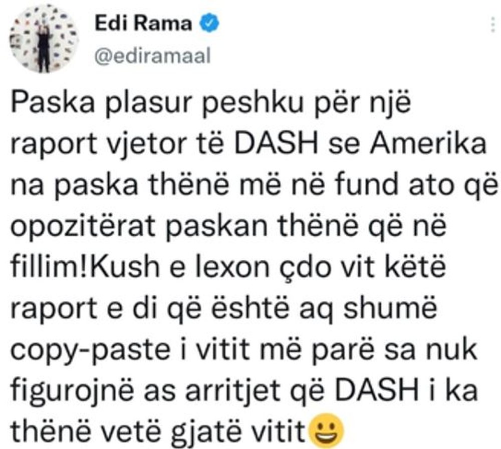 Fact check/ Si manipulon Rama me raportin e amerikan