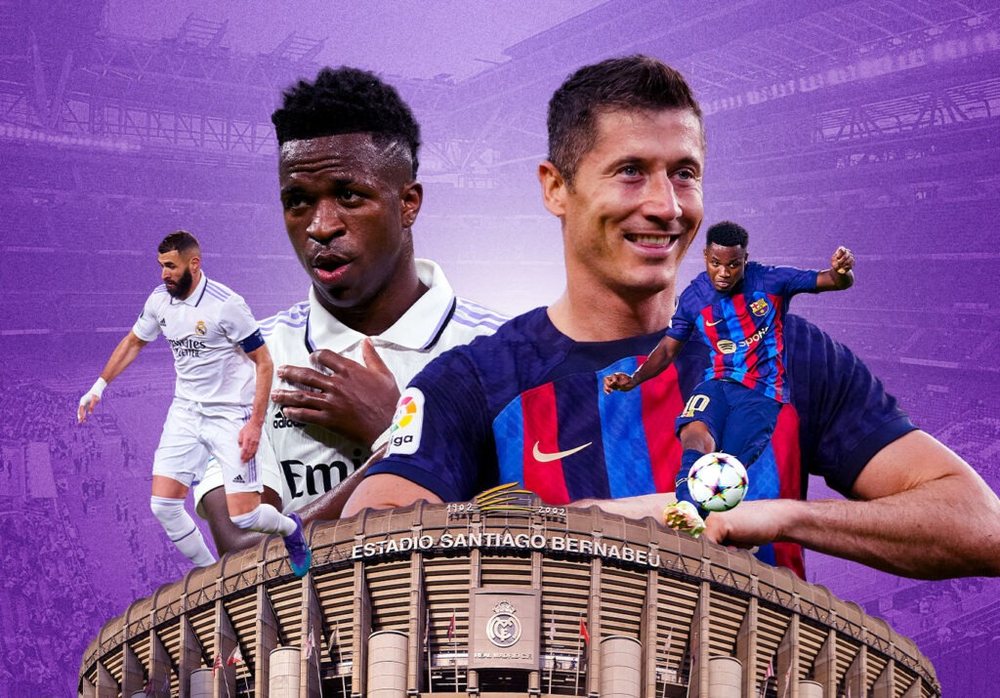 N&euml; Bernabeu luhet "El Clasico" e Benzema e Lewandowski: Real