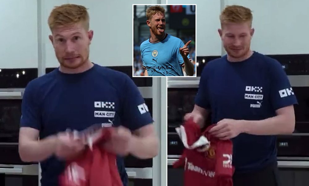 Dhurata q&euml; nxorri nga vetja De Bruyne: i dor&euml;zuan fanell&euml;n e