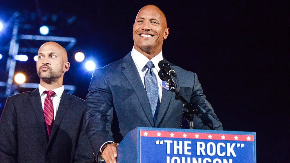 The Rock flet p&euml;r kandidimin p&euml;r president