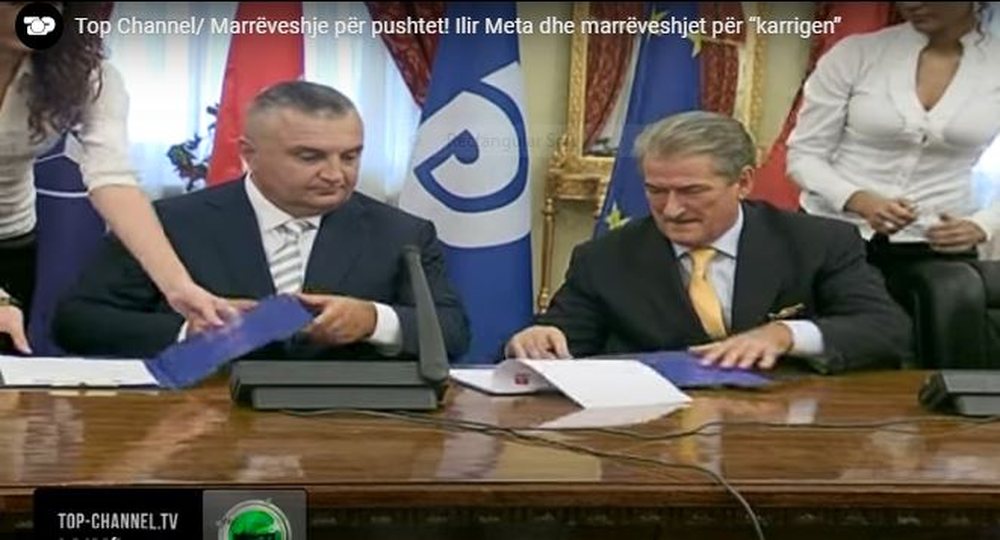 Top Channel godet fort Met&euml;n: "Marr&euml;veshje p&euml;r karrike"